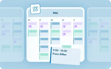 Online agenda van Doctena Pro, afgestemd op de werkwijze van uw praktijk